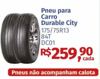 Mix Mateus Pneu para carro Durable City oferta