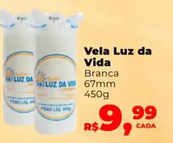 Vela Luz da Vida 68mm 450g