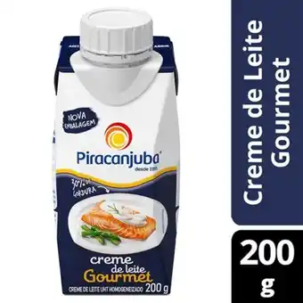 Supermercados Andreazza Creme de leite piracanjuba gourmet 200g oferta