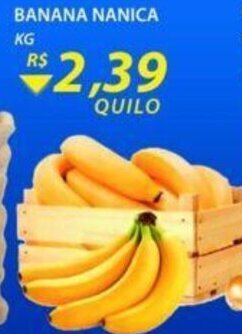 Assaí Atacadista Banana Nanica 1kg oferta
