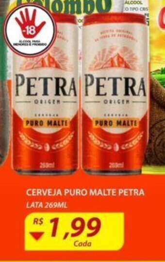 Assaí Atacadista Cerveja Puro Malte Petra Lata 269ml oferta