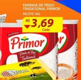 Assaí Atacadista Farinha De Trigo Tradicional Primor 1kg oferta