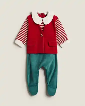 Babygro velour natal