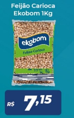 Atakarejo Feijao Carioca Ekobom 1kg oferta