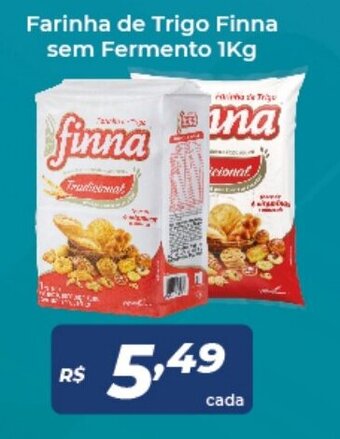 Atakarejo Farinha de Trigo Finna Sem Fermento 1kg oferta