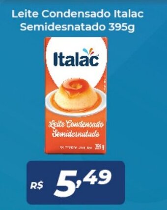 Atakarejo Leite Condensado Italac Semidesnatado 395g oferta