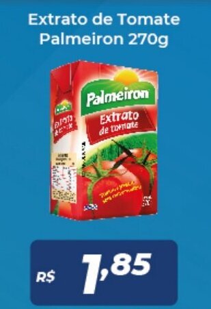 Atakarejo Extrato de Tomate Palmeiron 270g oferta