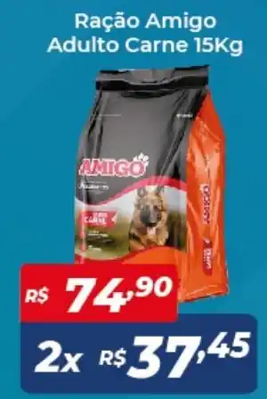 Atakarejo Racao Amigo Adulto Carne 15kg oferta