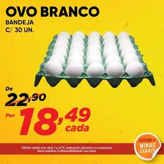 Dia Ovo Branco bandeja c/30 un oferta