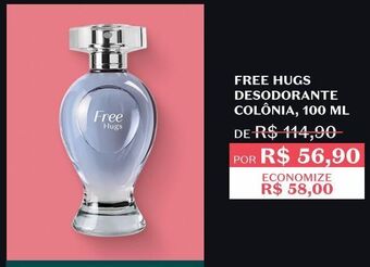 O Boticário Free hugs desodorante colônia 100ml oferta