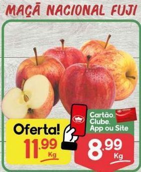 Supermercados Princesa Maçã nacional fuji kg oferta