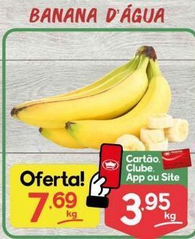 Supermercados Princesa Banana d`agua kg oferta