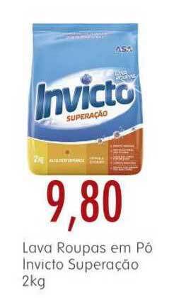 Lava Roupas Em Pó Invicto Superação 2kg