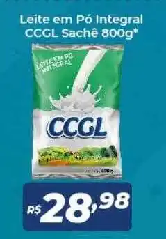 Atakarejo Leite em pó integral ccgl sachê 800 g oferta