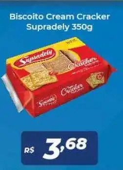 Atakarejo Biscoito cream cracker supradely 350 g oferta