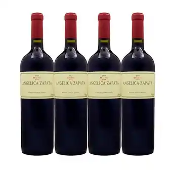 Pão de Açúcar Kit 4 garrafas vinho argentino alamos malbec 750ml oferta