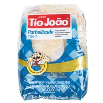 Supermercados Mundial Arroz tio joão c/8 unidades saquinho 125g oferta