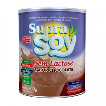 Perini Leite de soja em pó supra soy 300g s/ lactose chocolate oferta