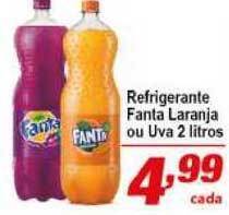 Ricoy Supermercados Refrigerante Fanta Laranja Ou Uva 2L oferta