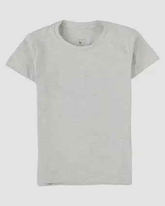Camiseta infantil manga curta lisa cinza mescla claro tam 4 a 10 pool by riachuelo