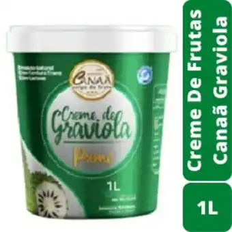 Creme de frutas canaa graviola 1l