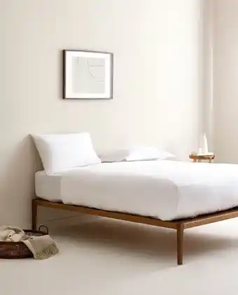 ZARA HOME (180 fios) capa de edredão percal oferta