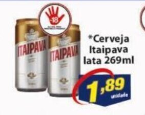 Vencedor Atacadista Cerveja Itaipava lata 269ml oferta