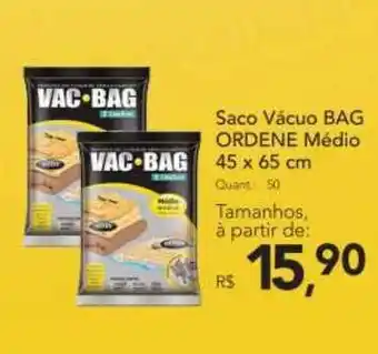 Supermercados Koch Saco Vácuo Bag Orden Médio 45x65cm oferta