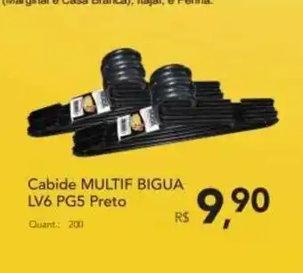 Cabide Multif Bigua Lv6 Pg5 Preto