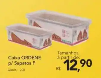 Supermercados Koch Caixa Ordene P Sapatos P oferta