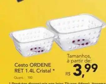 Cesto Ordene Red 1.4L