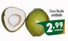 Vencedor Atacadista Coco verde unidade oferta
