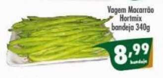 Vencedor Atacadista Vagem Macarrao Hortmix bandeja 340g oferta
