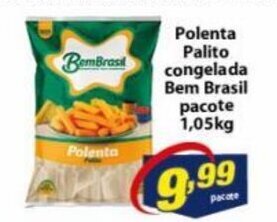 Polenta Palito congelada Bem Brasil pacote 1.05kg