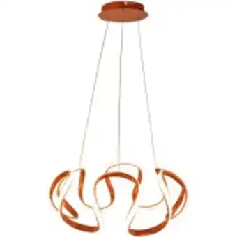 Ferreira Costa Pendente led de alumínio luz neutra bellatrix 50w rosê gold ... oferta