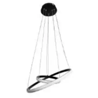 Ferreira Costa Pendente led luz neutra de alumínio 37w preto  - ecoline  oferta