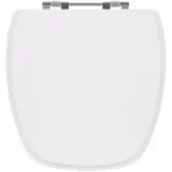 Assento sanitário quadrado mdf versato fit branco - sicmol 