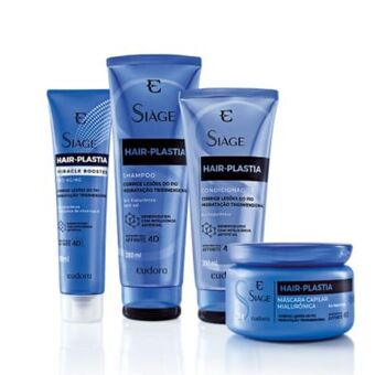 Combo hair plastia com booster pro-aging (4 itens)