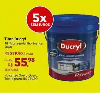 Quero Quero Tinta Ducryl oferta