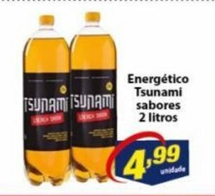 Energetico Tsunami Sabores 2L