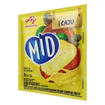 Refresco em pó mid caju 20g