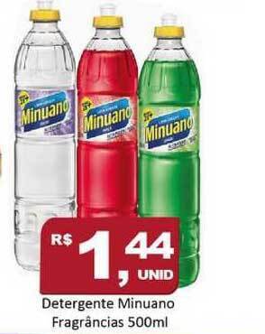 Detergente Minuano Fragrâncias 500ml