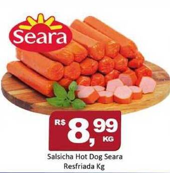 Salsicha Hot Dog Seara Resfriada 1kg