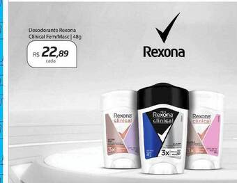 Desodorante rexona clinical fem masc