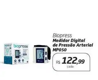 Drogal Biopress medidor digital de pressão arterial mp050 oferta