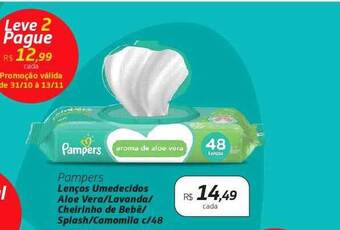 Drogal Pampers lenços umedecidos oferta