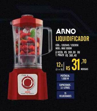 Zema Arno liquidificador oferta