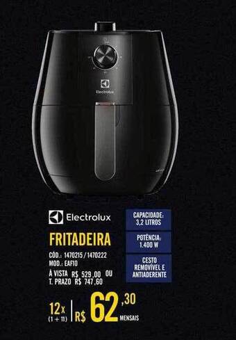 Zema Electrolux fritadeira oferta