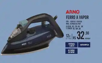 Zema Arno ferro a vapor oferta