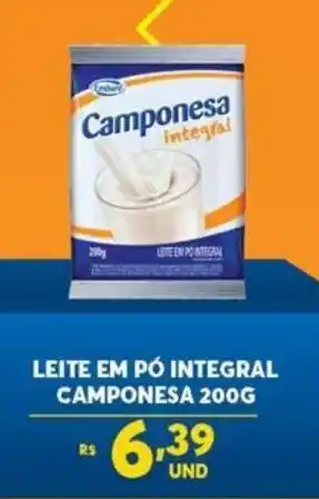 Leite em po integral Camponesa 200g